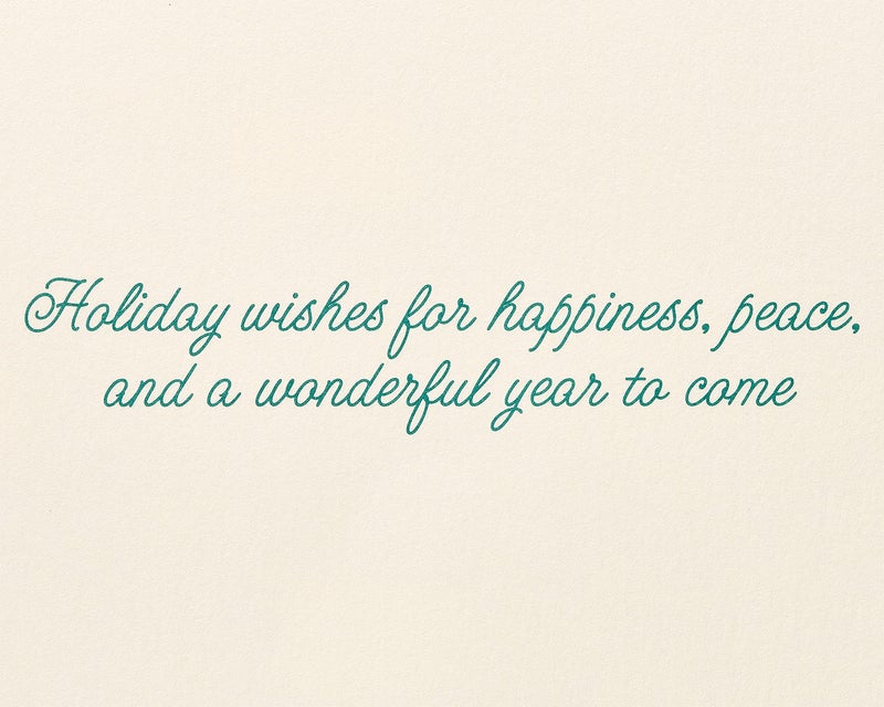 Papyrus Holiday Cards Boxed with Envelopes, Wonderful Year to Come, Pinecones (14-Count) - Image 3